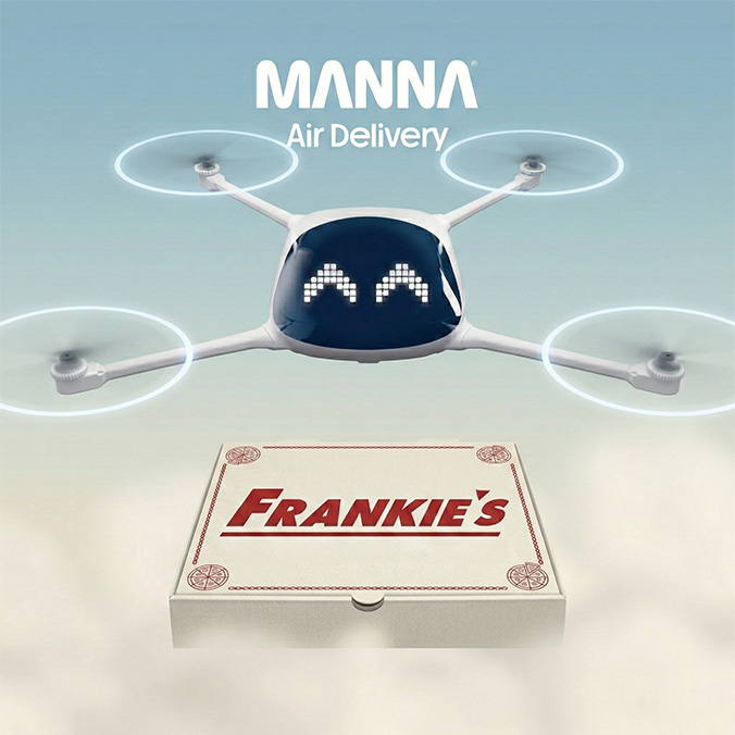 Frankie's Pizza Drone Box